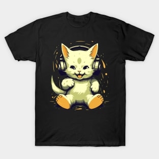 Cat Gamer Gifts Funny Gaming Cat Gamer T-Shirt